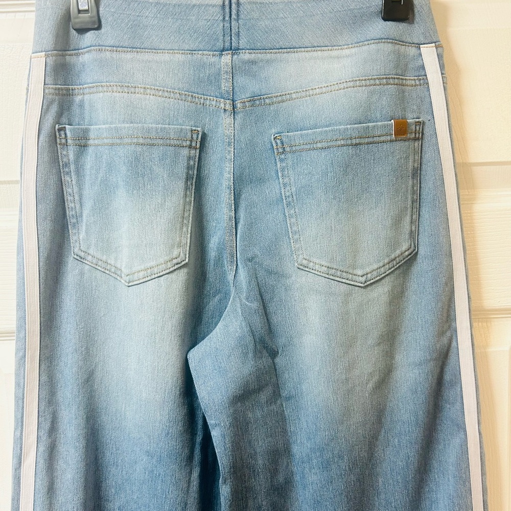 HALARA Blue Wide Leg Jeans Medium Petite - Picture 11 of 13